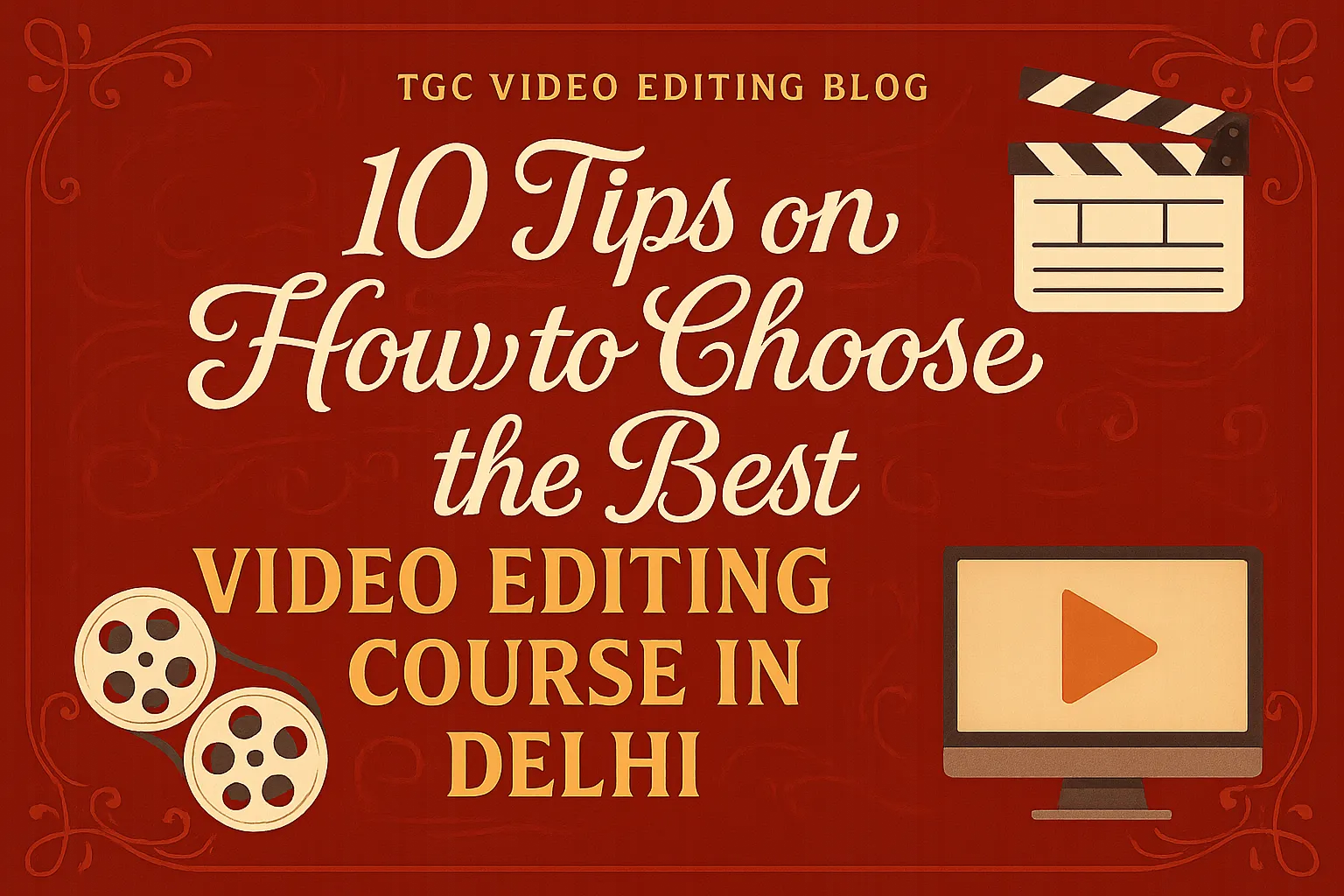 10 tips on How to Choose The Best Video Editing Course in Delhi